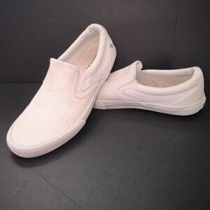 Hurley Kayo Men's Size 10 White Canvas Slip On Style Rubber Soles Shoes